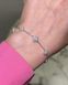Браслети 5 конюшин міні Фіаніт 7мм 3,6гр срібло 925 100810 100810 фото 2