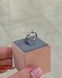 Каблучки Муас D1 0.4ct 4.5мм Коло D1 3мм Коло срібло 1.5 без клейма 101482 101482 фото 1