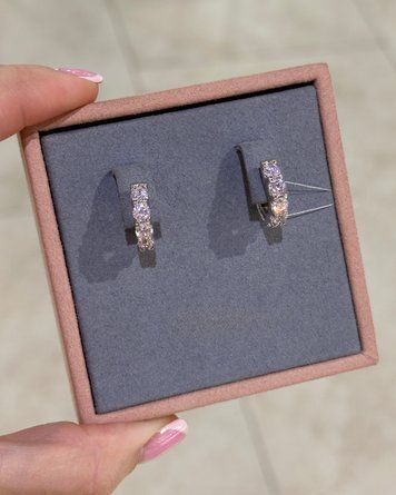 Сережки Доріжка Рожевий Фіаніт 6,7гр срібло 925 101285 101285 фото