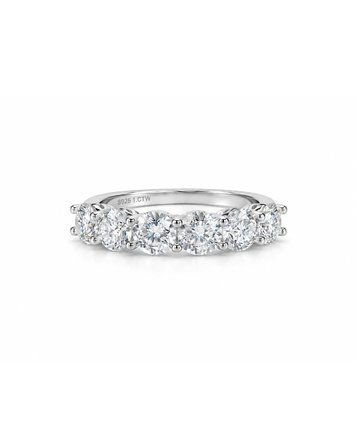 Каблучки Напівдоріжка Муас 6D 2.1ct 4.25мм Коло Бантик 2,2гр срібло 925 101452 101452 фото