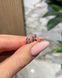 Сережки Пусети Закрутка Фіаніт 4мм 0.3ct*2 0,8гр срібло 925 101178 101178 фото 1
