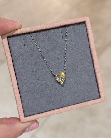 Підвіси Серце Жовте Фіаніт 9мм 2,6гр срібло 925 100172 100172 фото