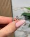 Сережки Пусети Закрутка Фіаніт 3мм 0.1ct*2 0,8гр срібло 925 101179 101179 photo 1