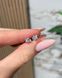 Сережки Пусети Закрутка Квадрат Фіаніт 4,3мм 0.5ct*2 1,0гр срібло 925 101183 101183 фото 1