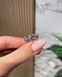 Сережки Пусети Закрутка Квадрат Фіаніт 7мм 2ct*2 2,9гр срібло 925 101185 101185 photo 2